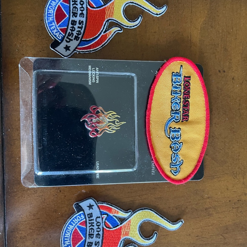 Lone Star Motorcycle River Bash Patch Set